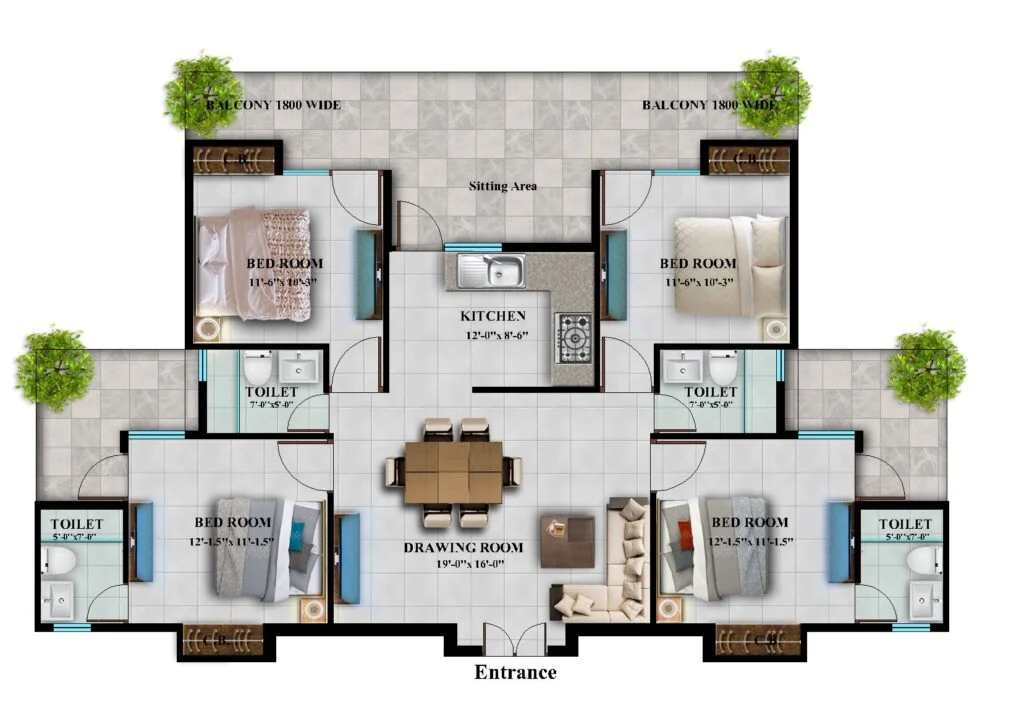 Adore Legend Floor plan